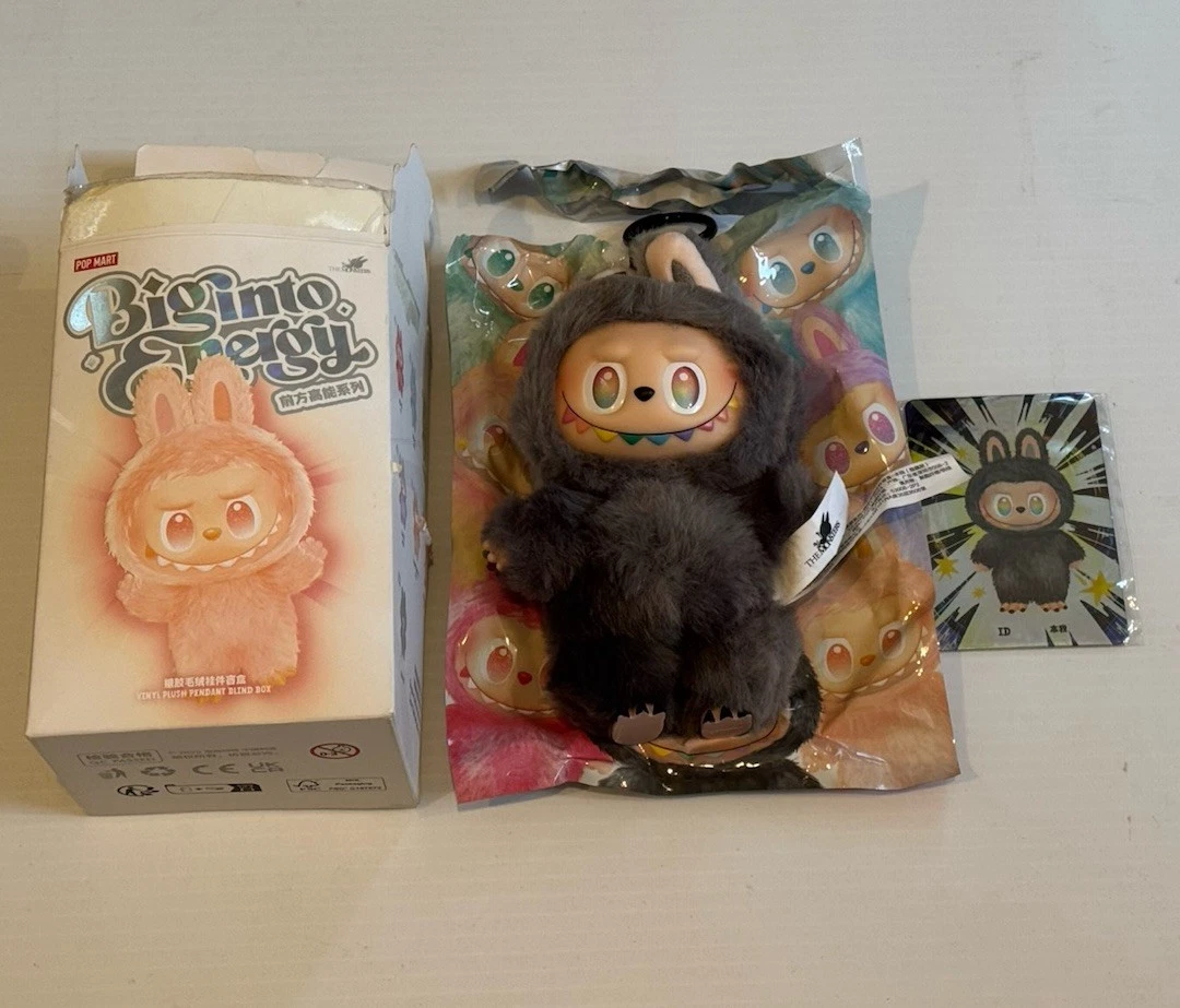 100% AUTHENTIC POP MART LABUBU The Monsters Big Into Energy BIE Plush Secret ID