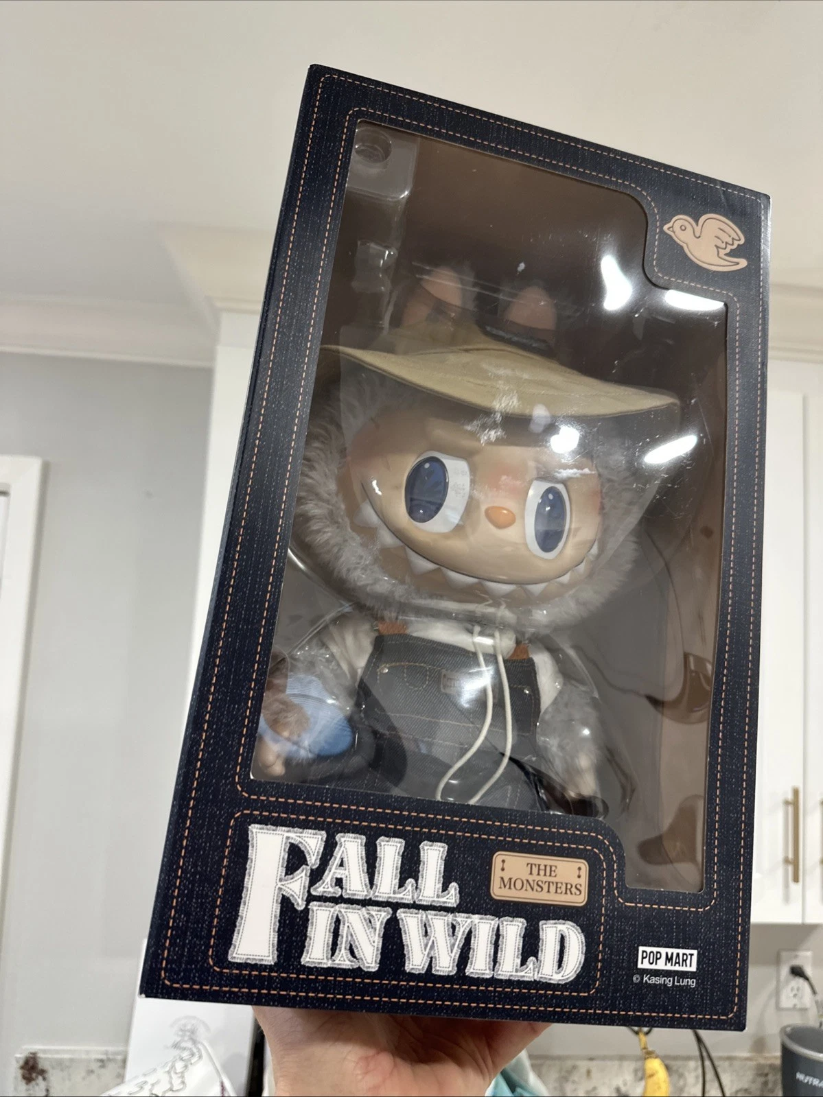 100% AUTHENTIC POP MART LABUBU THE MONSTERS FALL IN WILD VINYL PLUSH DOLL LARGE