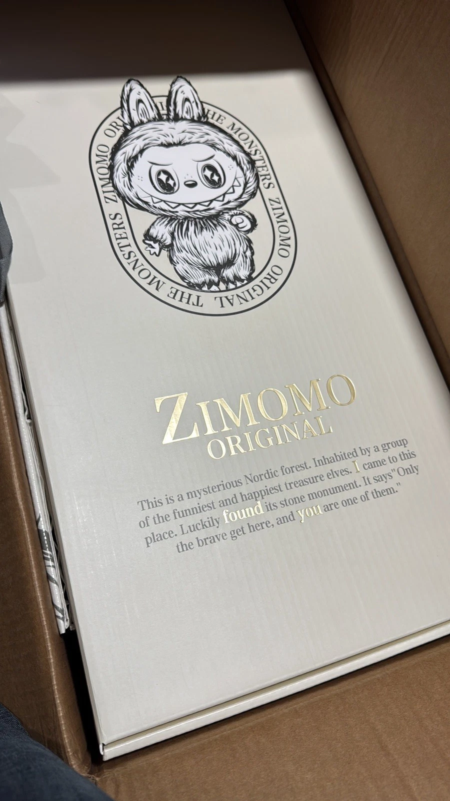 AUTHENIC Pop Mart Labubu Zimomo Original I Found You Brand New Boxed + Tote bag