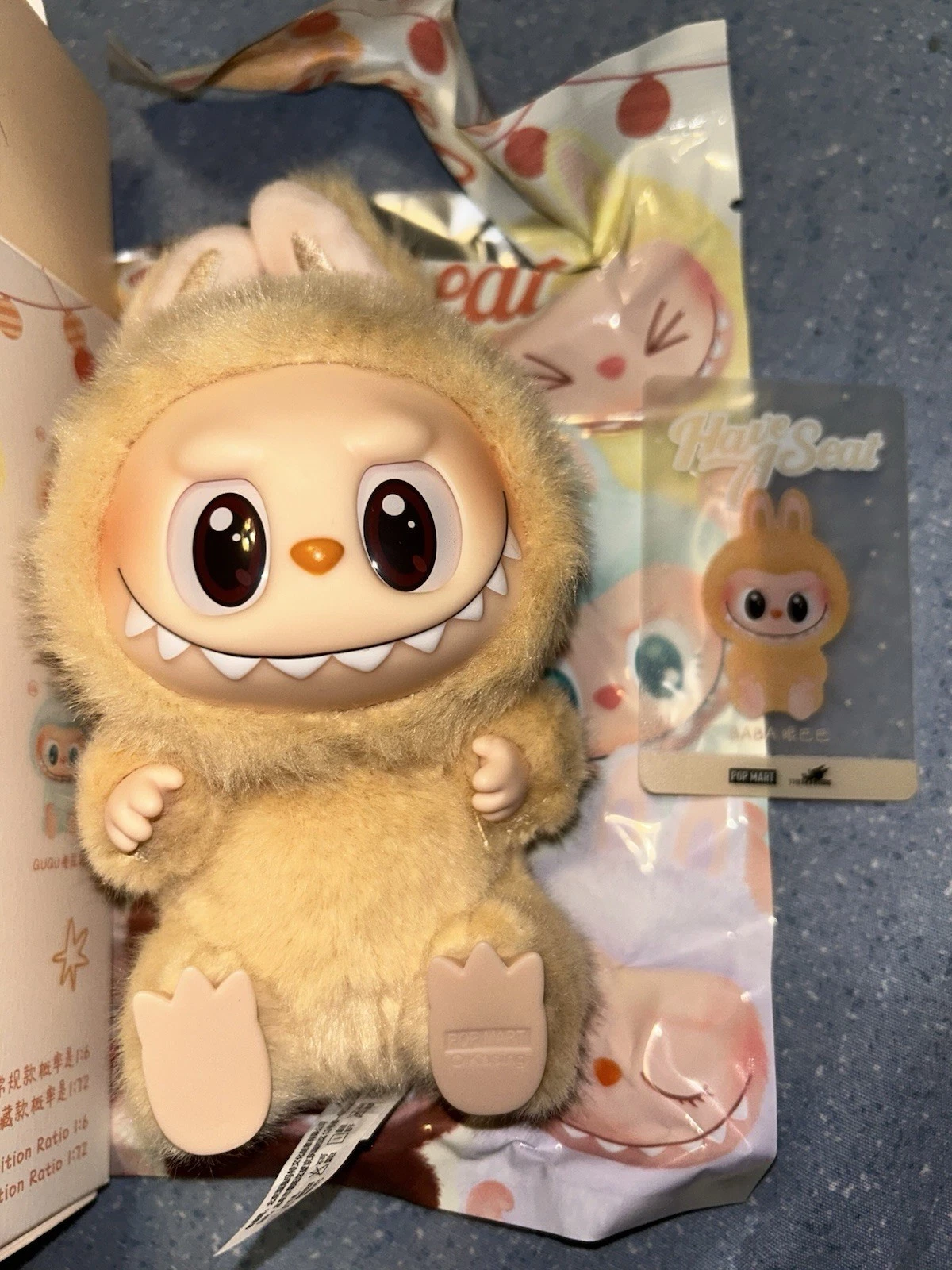 Authentic POP MART LABUBU HAVE A SEAT BaBa