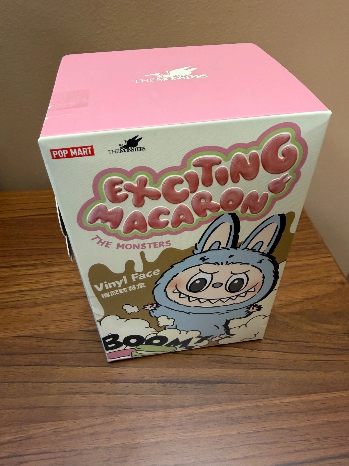 Authentic POP MART Labubu Monsters Exciting Macaron TOFFEE