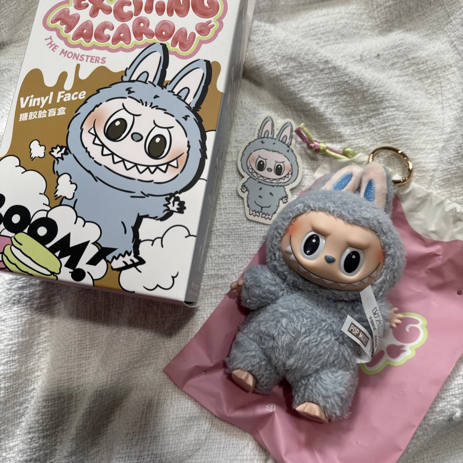 Authentic Pop Mart The Monsters Labubu Exciting Macaron Sea Salt Coconut