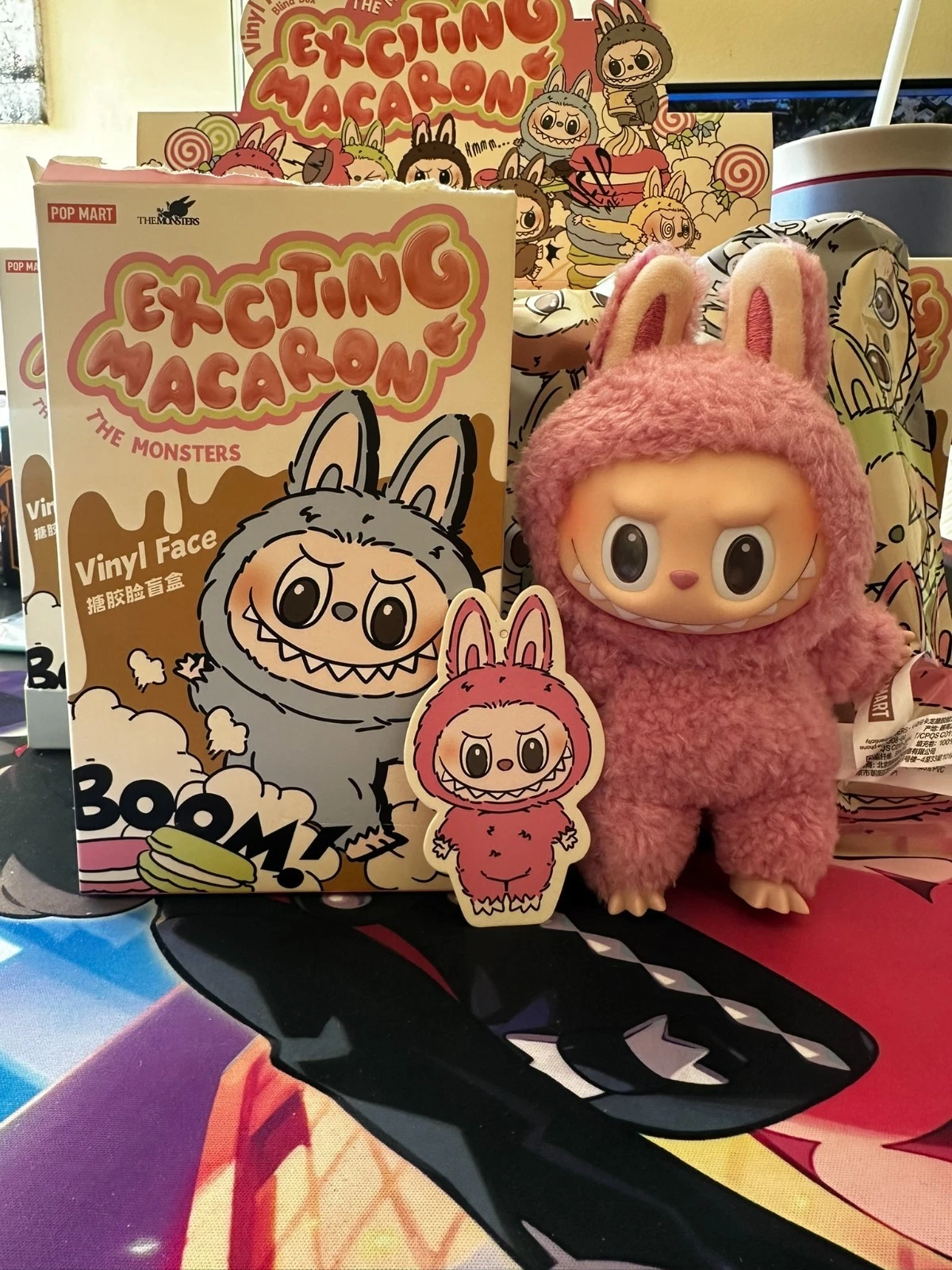 AUTHENTIC PopMart Labubu Exciting Macaron Lychee Berry New 100% The Monsters QR