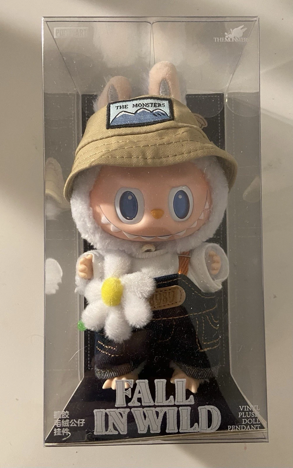Authentic POPMART Labubu THE MONSTERS FALL IN WILD Vinyl Plush Pendant
