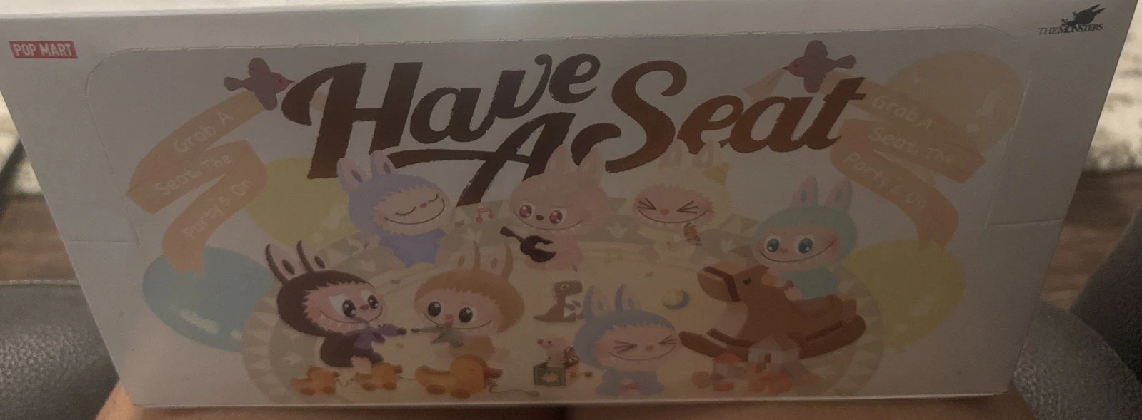 AUTHENTIC POPMART LABUBU THE MONSTERS HAVE A SEAT VINYL PLUSH WHOLE SET SEALED