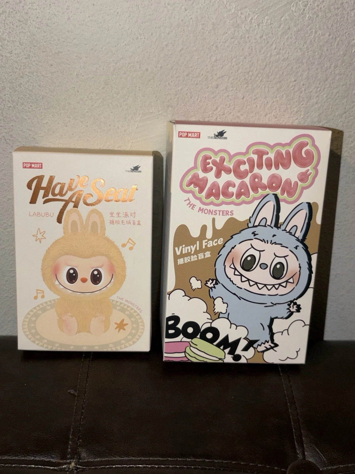 Blind Box Labubu The Monsters - NEW Exciting Macaron And Have A Seat Authentic