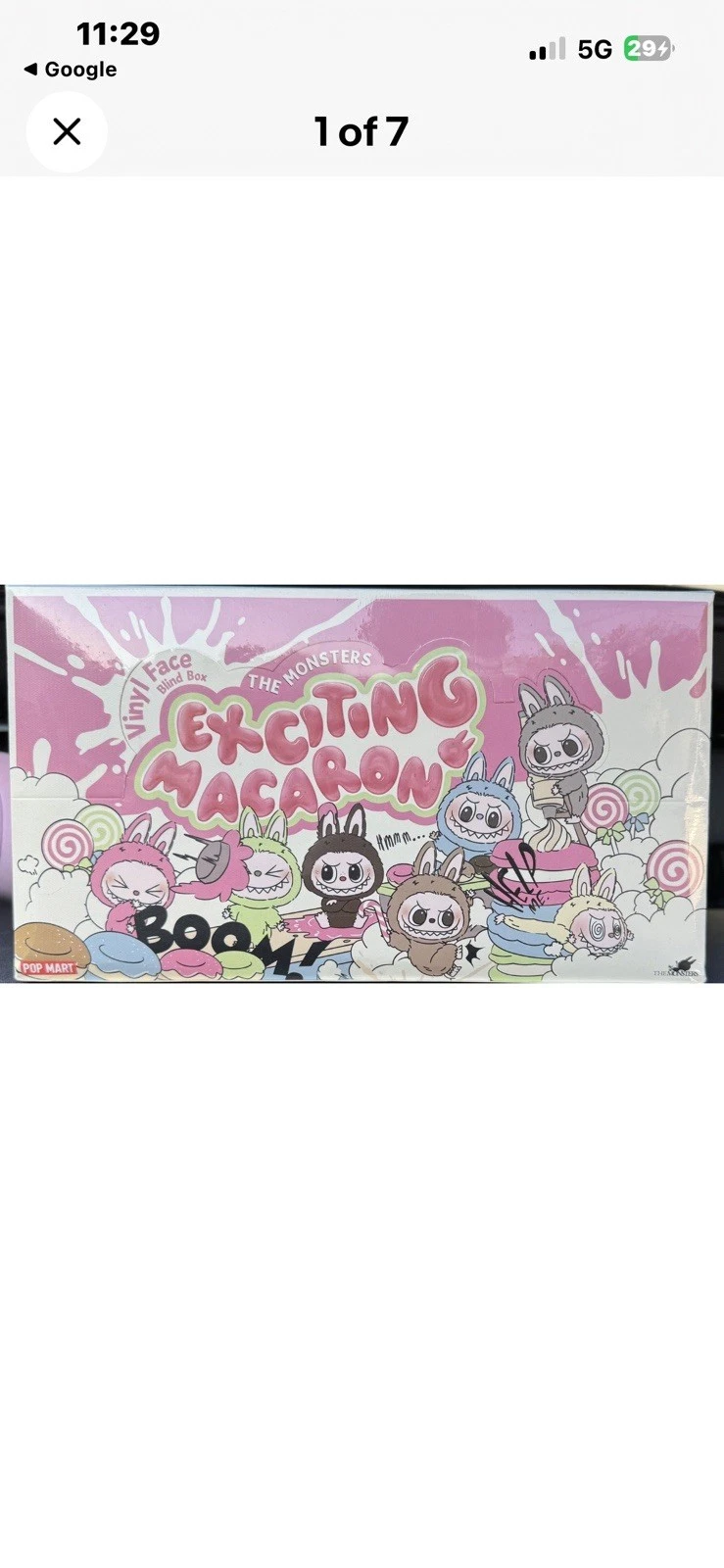 Brand New Authentic Sealed Exciting Macaron Labubu Set Of 6 AUTHENTIC