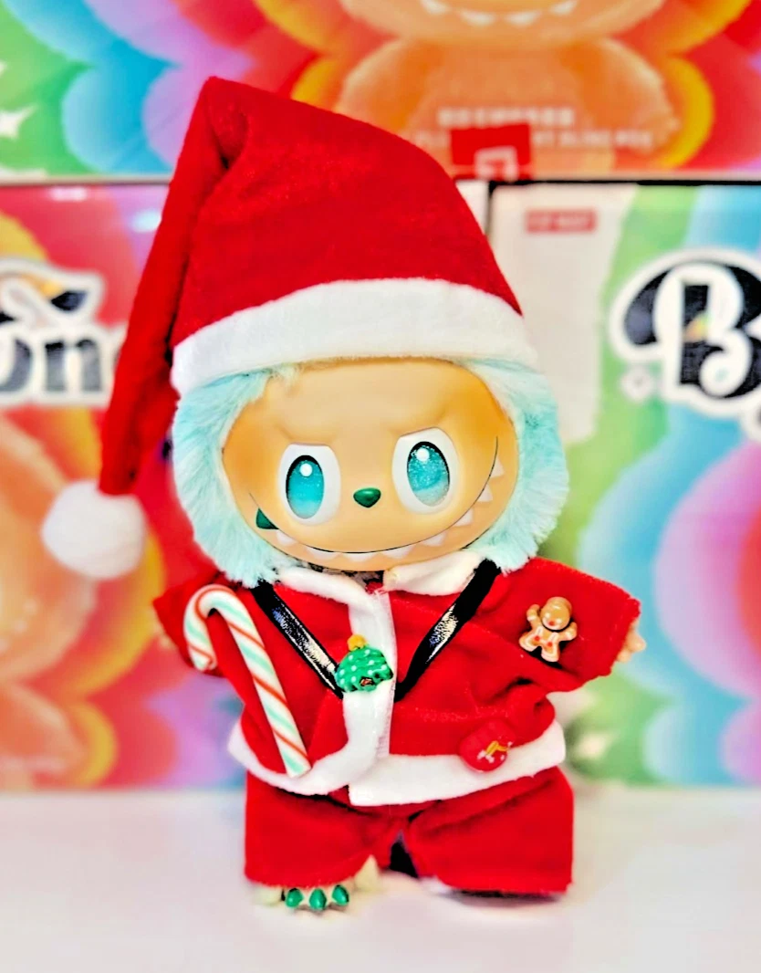 🔥HOT🔥AUTHENTIC POP MART LABUBU MONSTERS BIG INTO ENERGY VINYL PLUSH+🔥outfit🔥