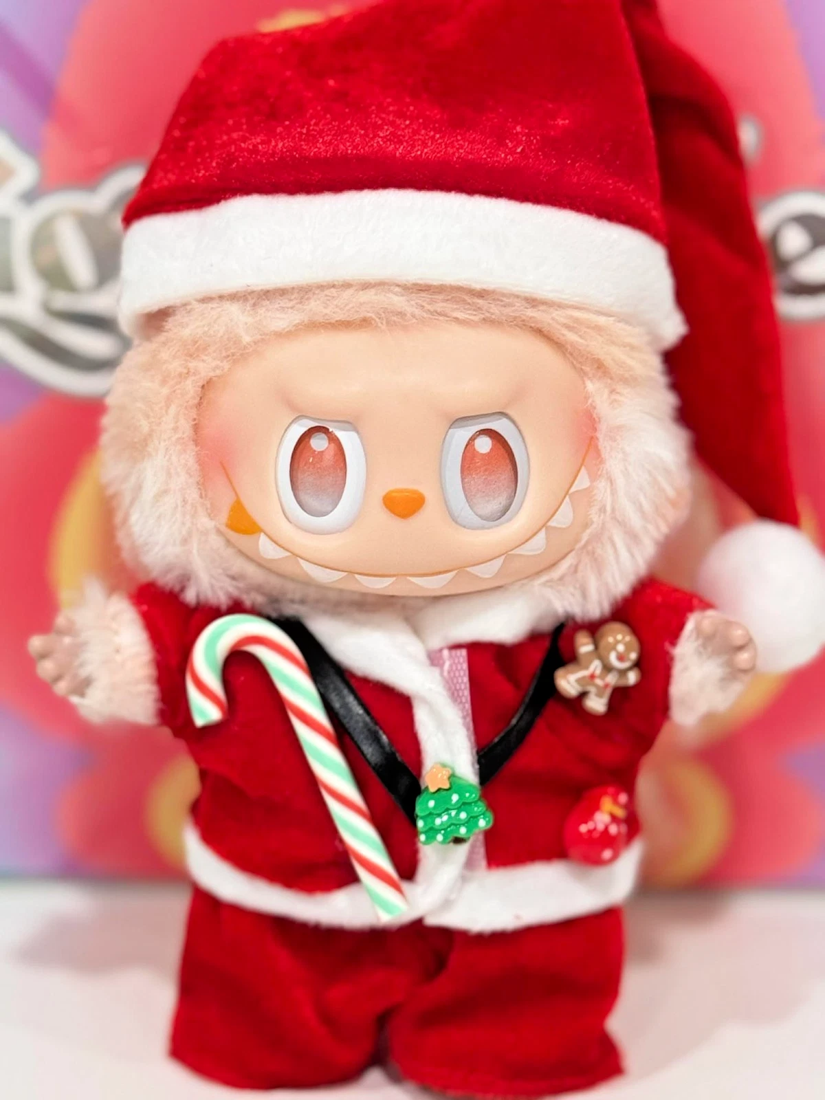 🔥HOT🔥AUTHENTIC POP MART LABUBU MONSTERS BIG INTO ENERGY VINYL PLUSH+🔥outfit🔥