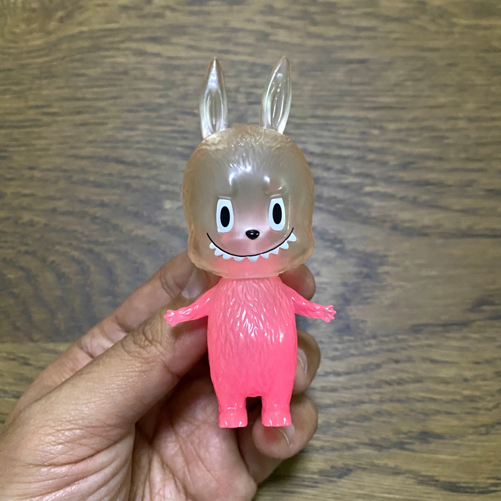 HOW2WORK : FIGURE SOFUBI MINI LABUBU ZIMOMO BLIND BOX POP MART 3.5 IN : PINK