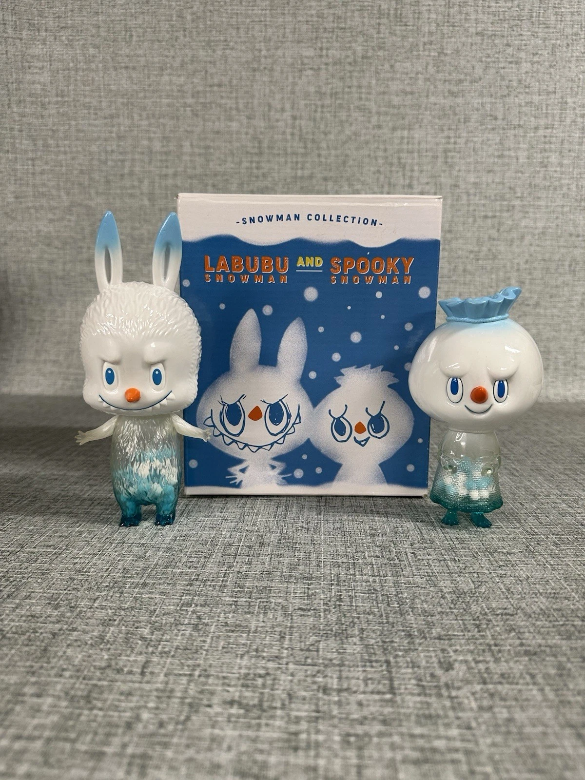 Kasing Lung Labubu - Zimomo - Spooky Snowman 2 Figure Set How2work