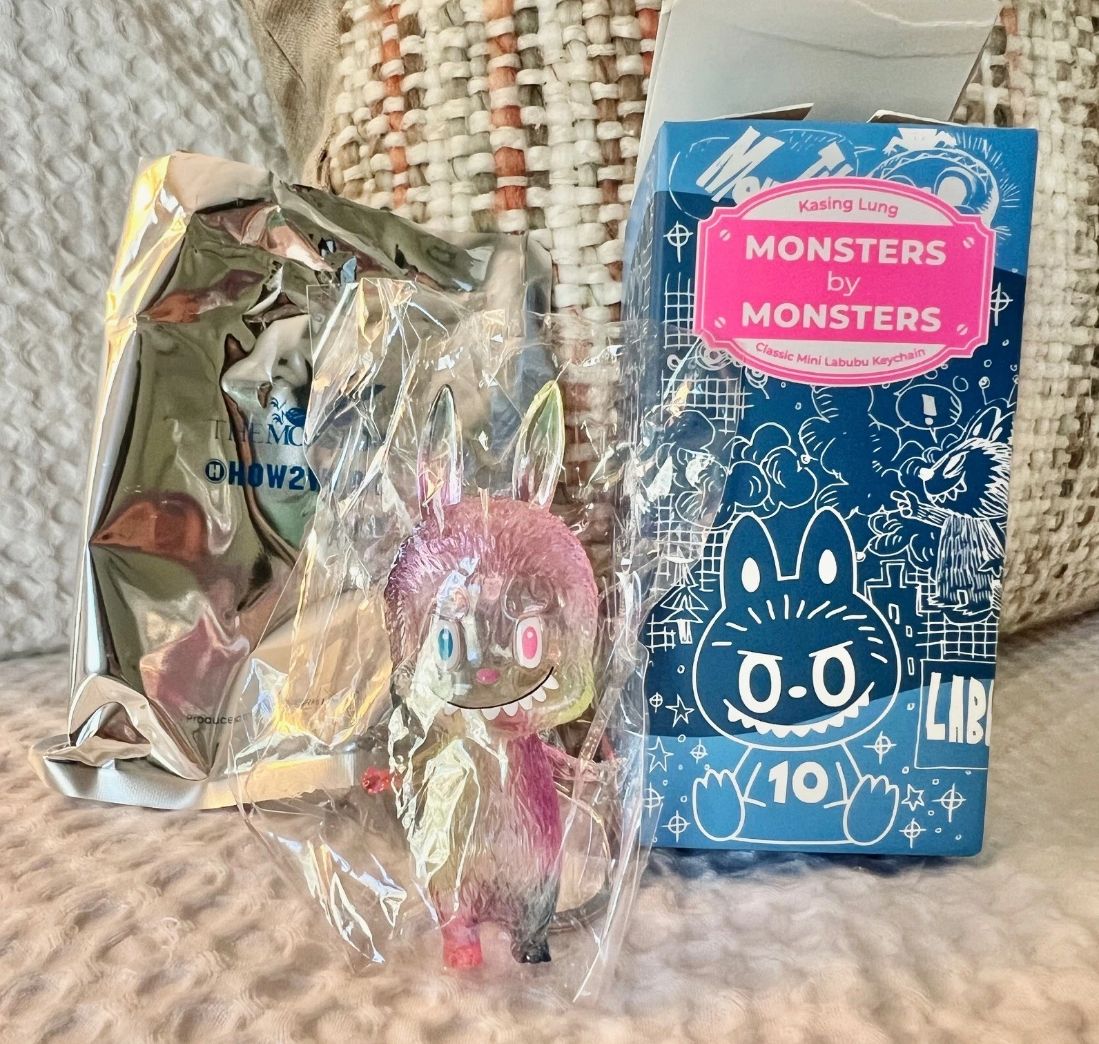 Labubu 10th Anniversary HOW2WORK - Monsters by Monsters Mini Classic Keychain