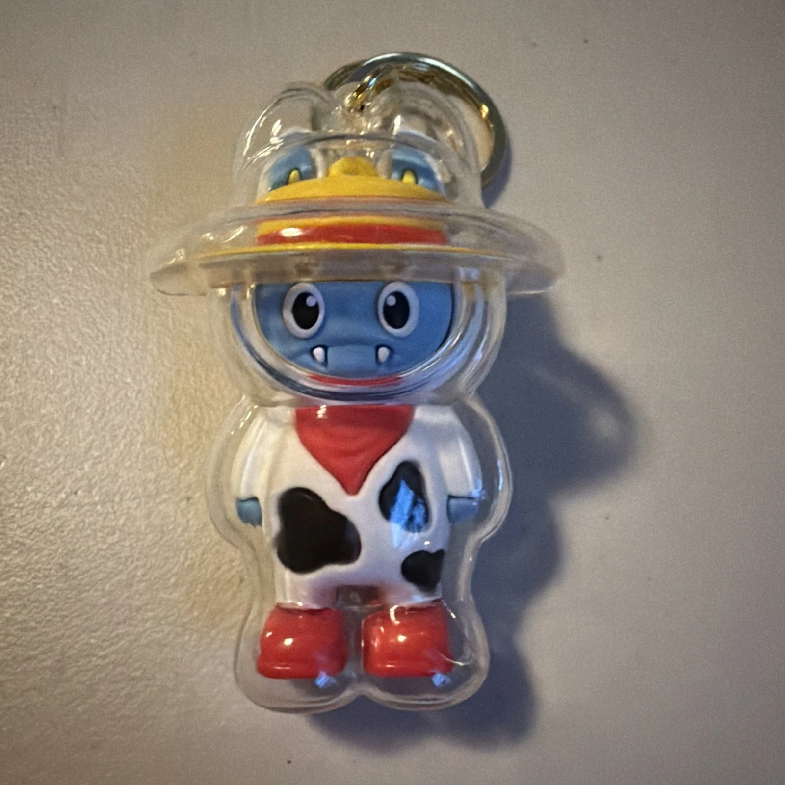 Labubu Acrylic Blue Keychain 4.5" x 1.5"