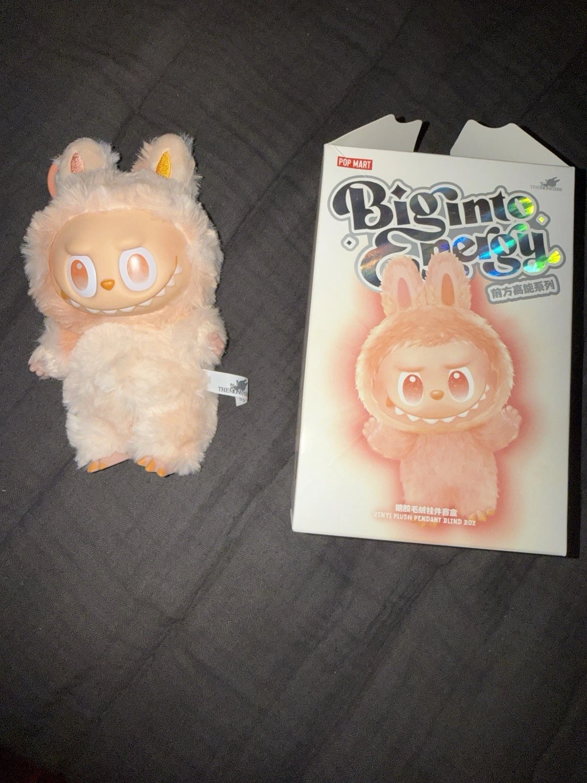 Labubu Happiness Big Into Energy The Monsters Authentic Pop Mart Plush US Seller