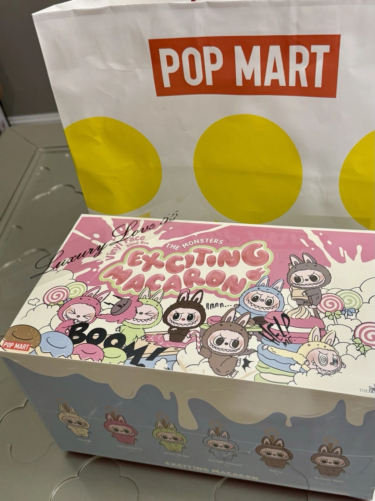 NEW LISTINGAuthentic NIB Sealed POP MART LABUBU Exciting Macaron Plush FULL SET 6 Blind Box