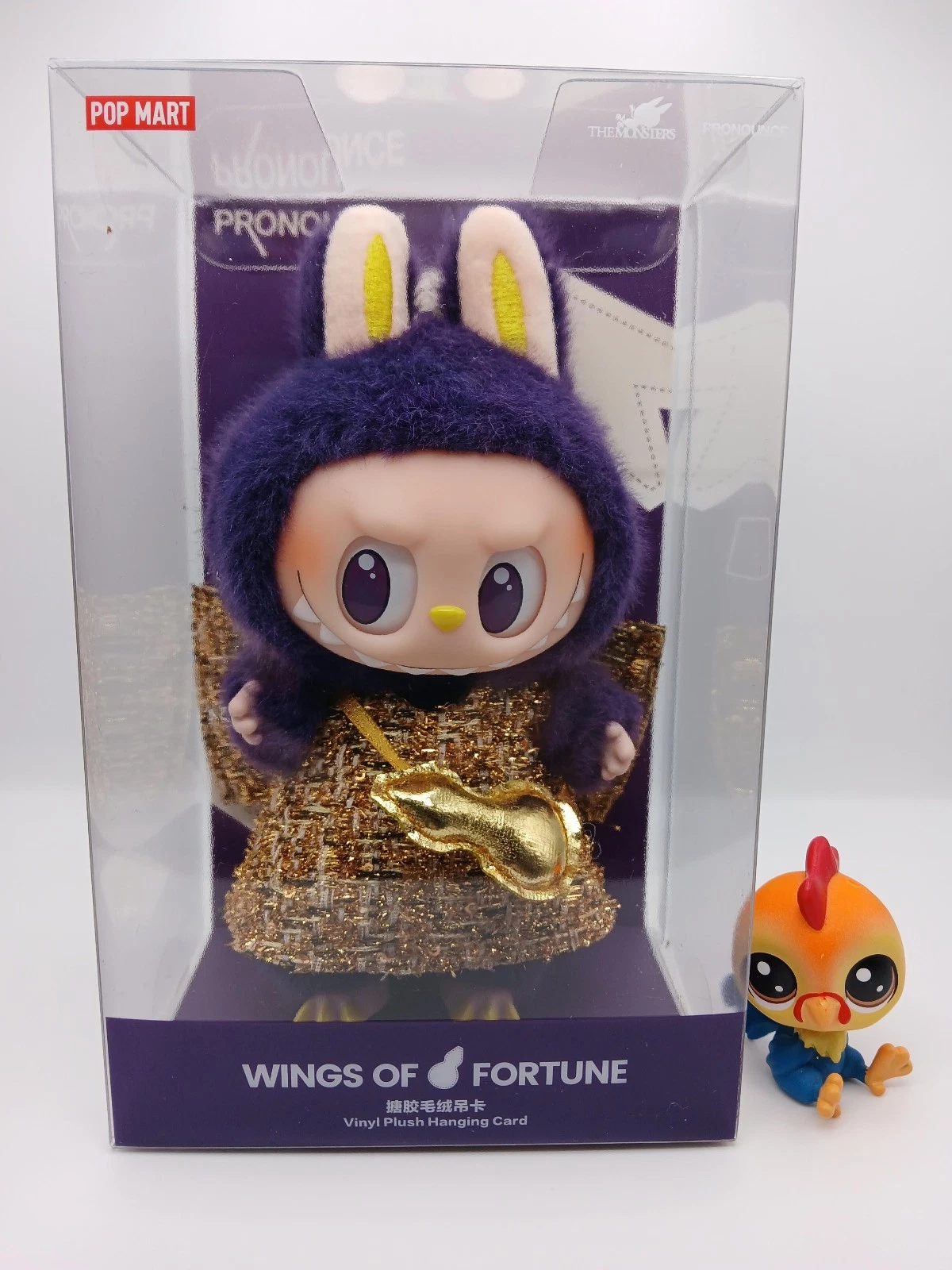 NEW LISTING✨Labubu/The Monsters x Pronounce - Wings of Fortune Hanging Plush Pendant ✨