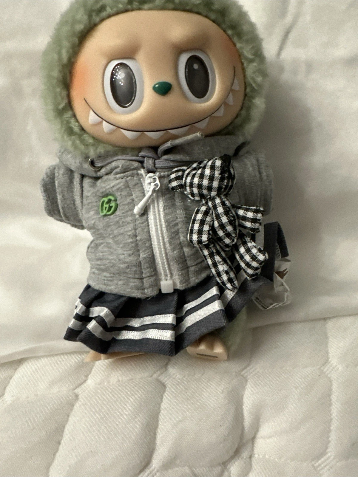 NEW LISTINGPOPMART Labubu Authentic Exciting Macaron Green Grape In GG outfit