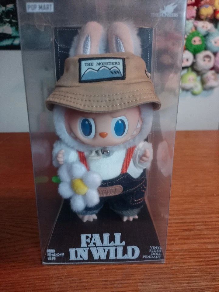 Pop Mart Fall in Wild Monsters Series Labubu Vinyl Plush Doll Authentic Sealed