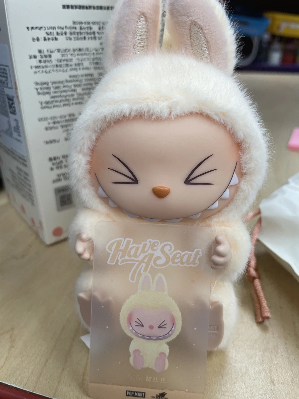 POP MART Labubu monsters SISI Have A Seat Series Vinyl Plush Toys confirmed