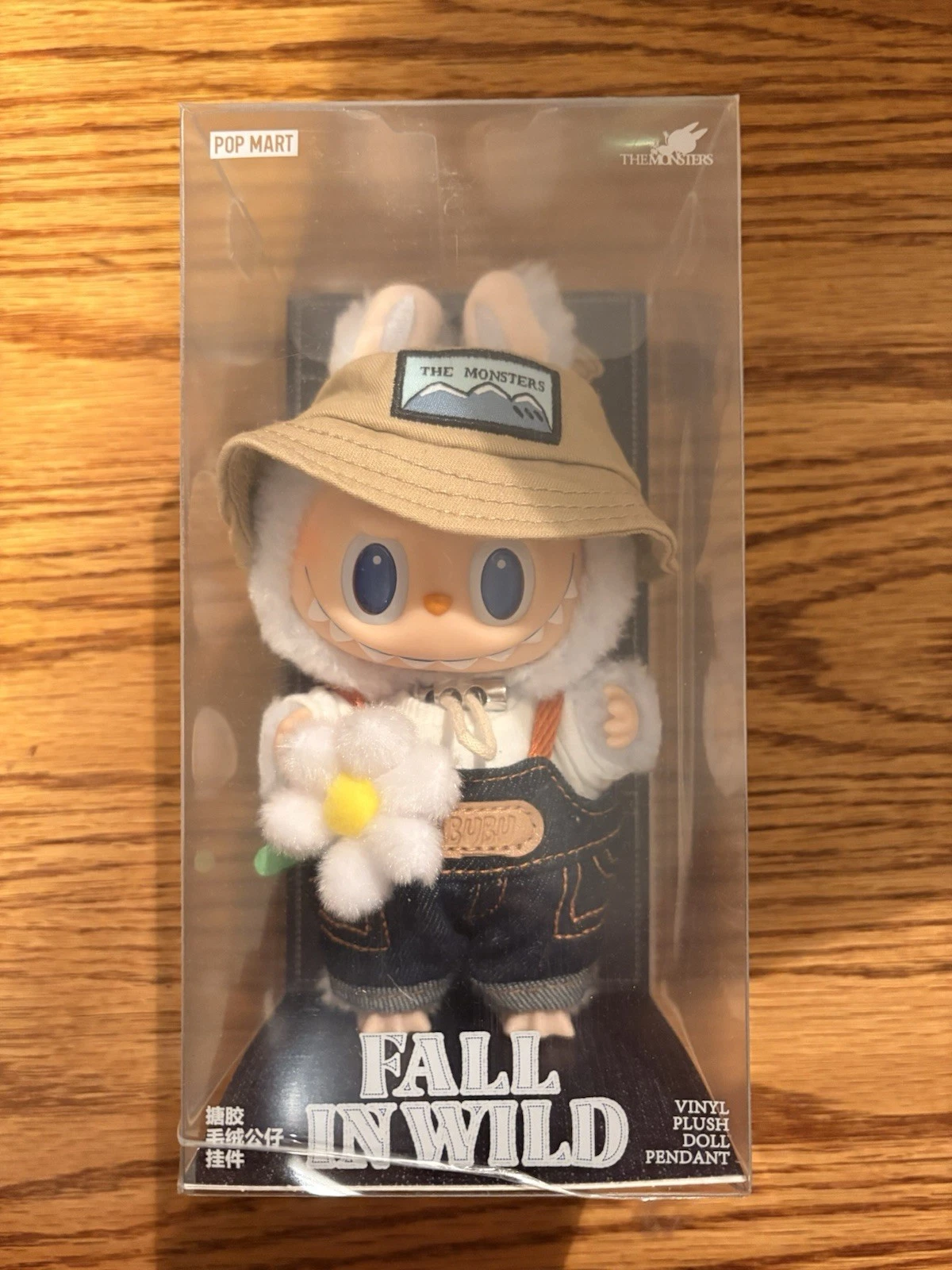 Pop Mart Labubu The Monsters Fall In Wild Vinyl Plush Doll Pendant