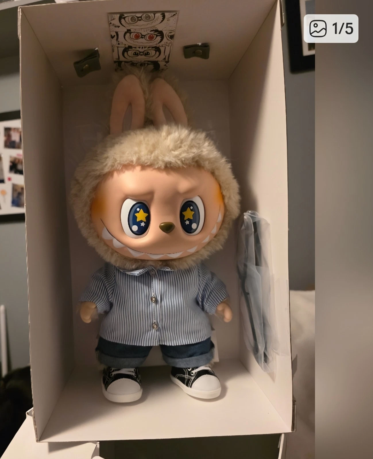 POP MART LABUBU THE MONSTERS -FLIP WITH ME Size:15.75