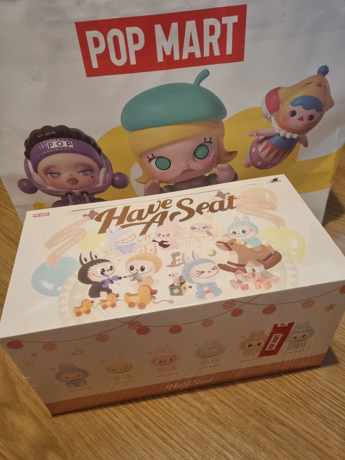Pop Mart Labubu The Monsters Have A Seat Vinyl Plush Sealed Unopened Blind Box