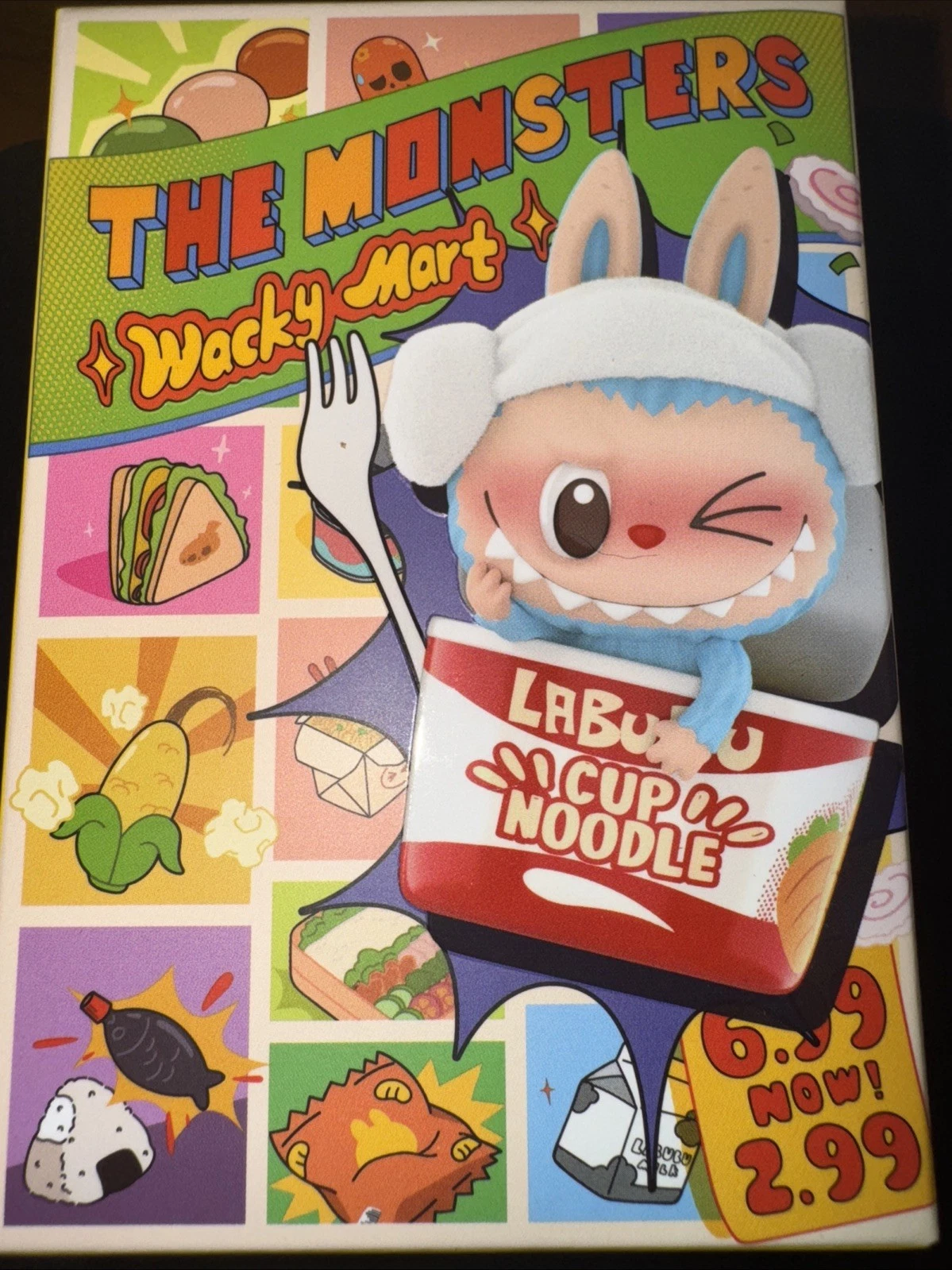 POP MART Labubu The Monsters Wacky Mart Vinyl Plush Blind Box Authentic