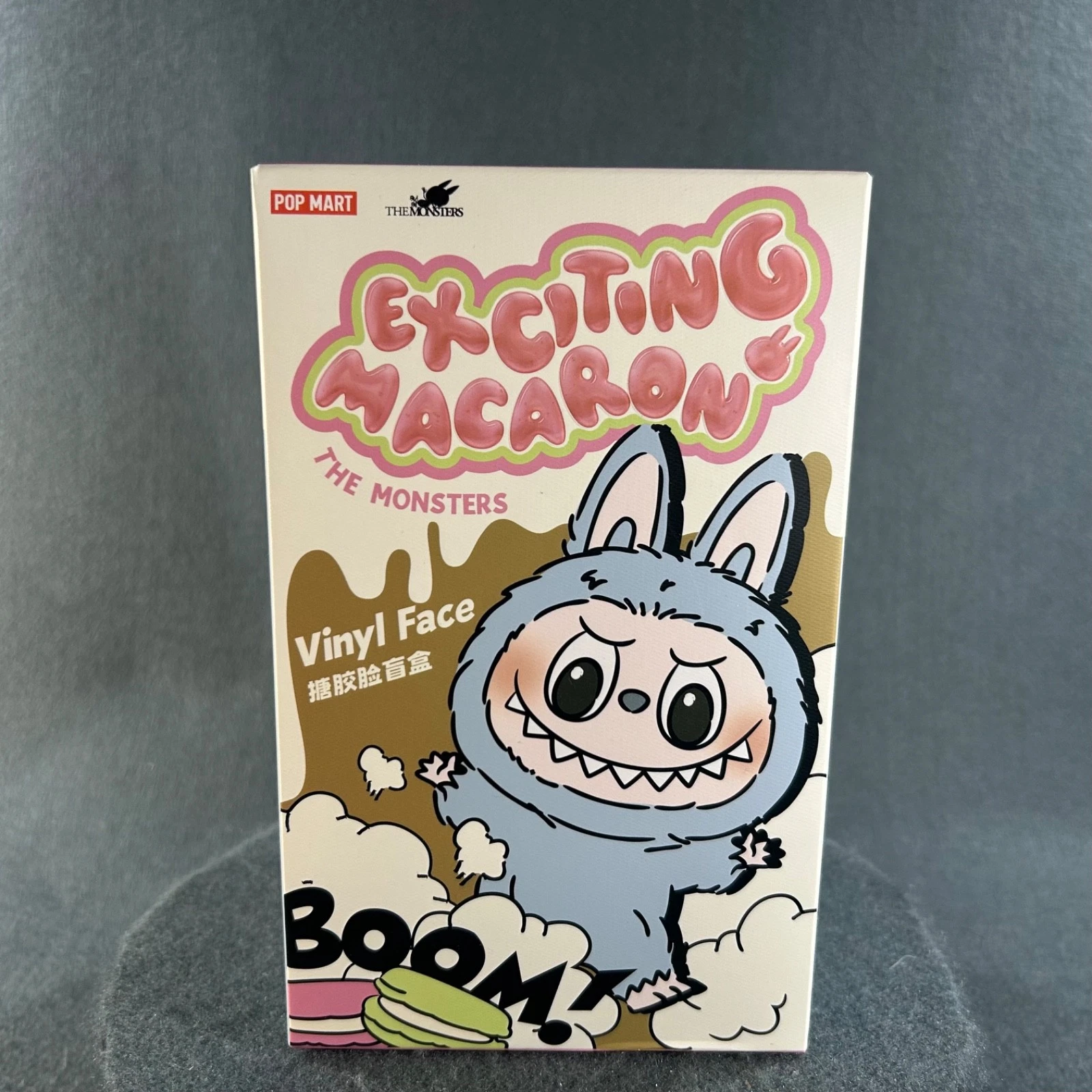 Pop Mart The Monsters Exciting Macaron Labubu Soymilk Authentic Vinyl Face Plush