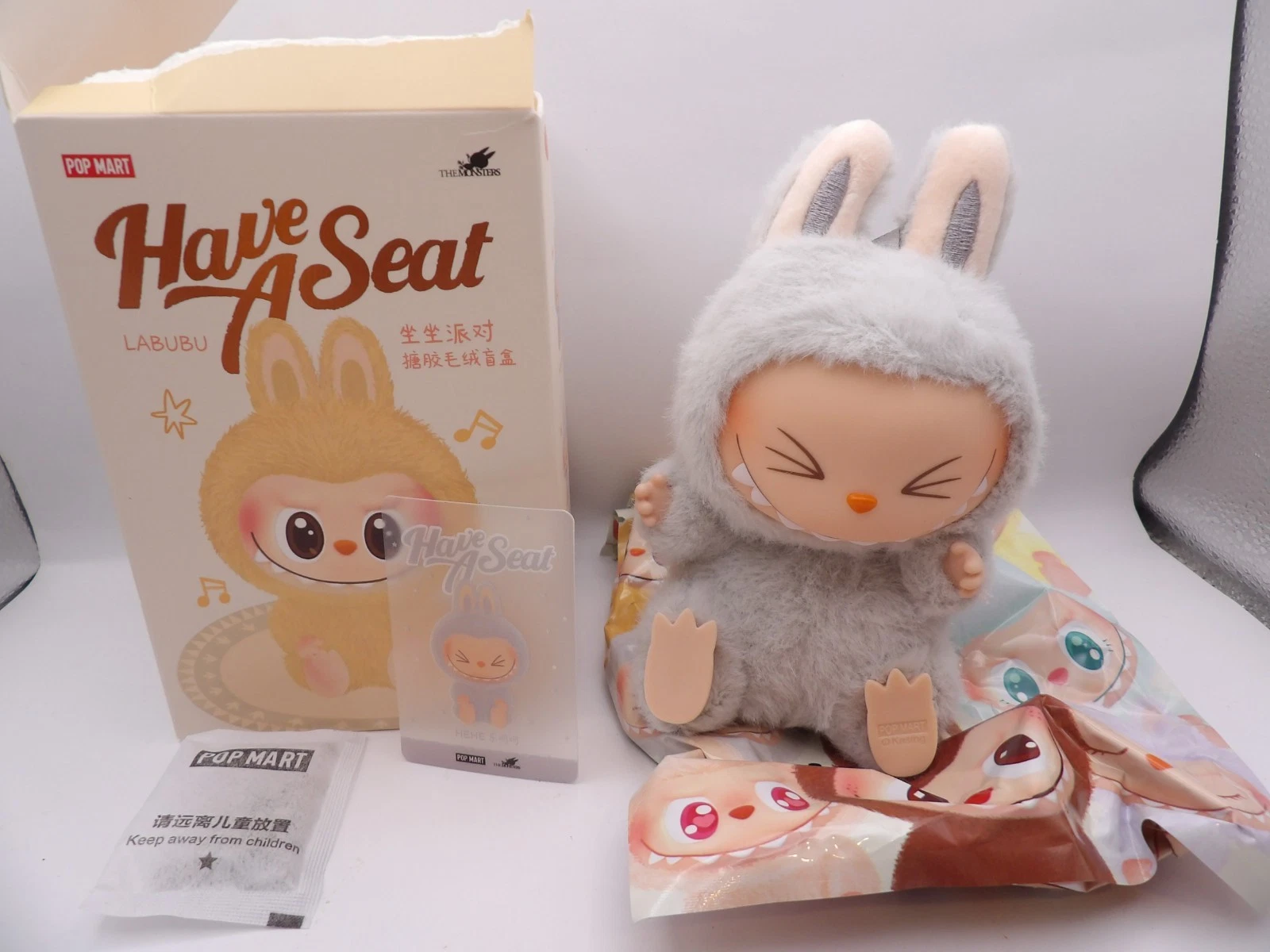 PopMART Labubu Have a Seat Series Hehe Authentic Confirmed
